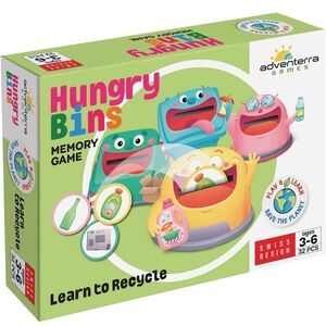 Hungry Bins Fun & Educational Preschool Game for Kids About Recycling & Composti